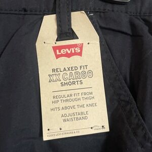 Levi's Relaxed Fit Cargo Shorts‎ 16 Reg Adjustable Waistband New NWT